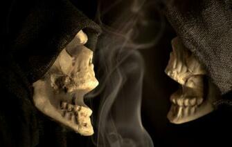 Wallpaper Halloween Macro Scary Skeleton Chatter