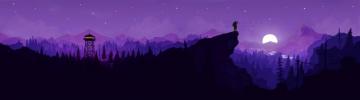 Played Around With The Firewatch Art And Made This Pretty Cool