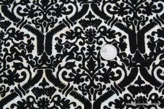 S Black Flocked Vintage Wallpaper From Kitschykoocollage
