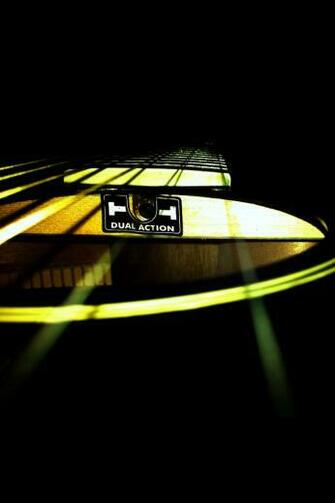 For iPhone Music Wallpaper Black Guitar