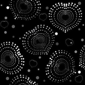 Black And White Heart Wallpaper