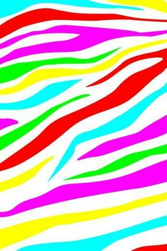 Rainbow Zebra Wallpaper