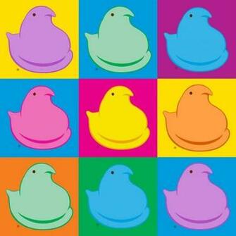 Peeps Background Healthy Easter Basket Wallpaper