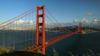 Cityscape San Francisco Bay Golden Gate Bridge