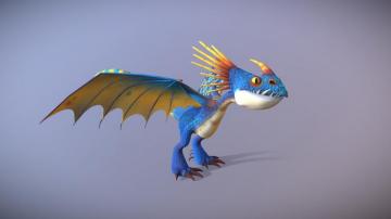 Httyd Deadly Nadder 3d Model By Iseanica