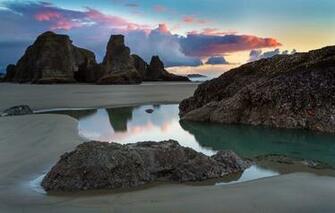 Wallpaper Beach The Ocean Rocks Usa Oregon At