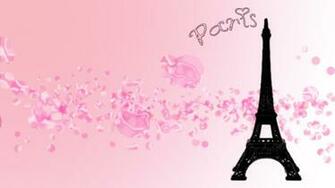 Pink Paris Wallpaper