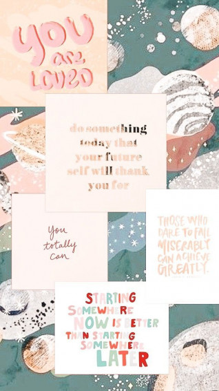 Quotes Collage Wallpaper Safari Aesthetic