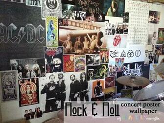 Rock N Roll Concert Poster Wallpaper My Craftily Ever After