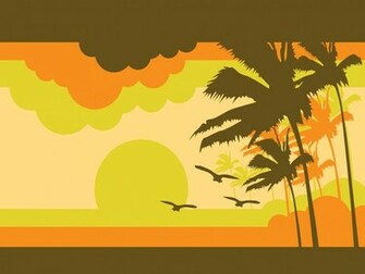Cartoon Beach Wallpaper Image