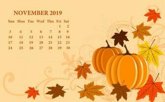 November Calendar Wallpaper Top