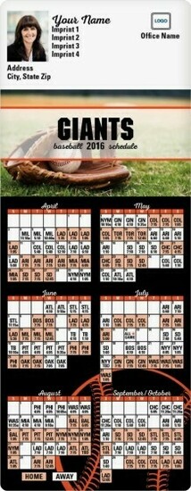 Shop San Francisco Giants Baseball Schedule Magnets Magnetstreet