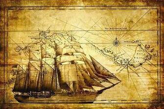 Vintage Antique Style Explorer Map Atlas Globe Decorating Wallpaper