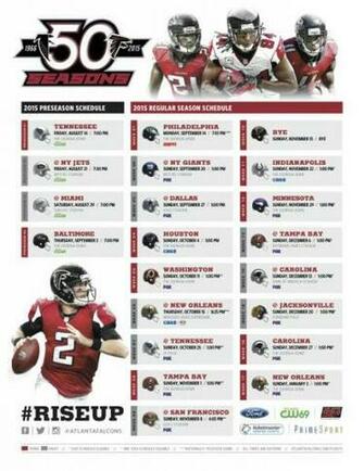 Atlanta Falcons Season Schedule Sun Times