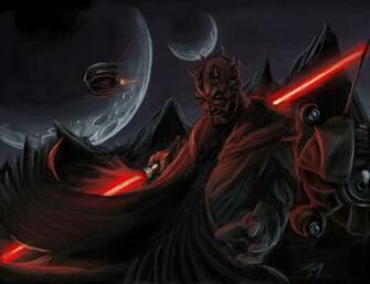 Star Wars Darth Maul Artwork HD Wallpaper