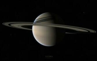 Wallpaper Saturn Gaz Giant Planet Rings Stars Space