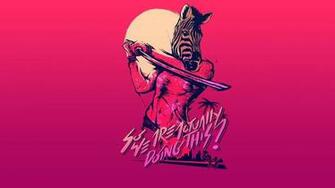 Miami Action Shooter Fighting Hotline Payday Poster Wallpaper
