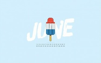 June Desktop Calendar Wallpaper Paper Leaf