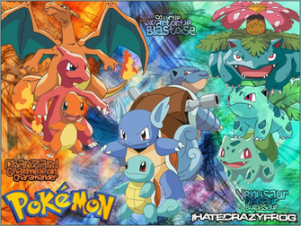 Pokemon 1st Generation Starter By Ihatecrazyfrog