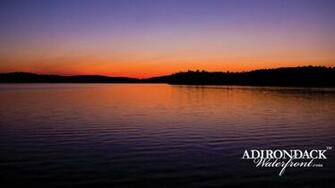 Adirondack Waterfront Computer Desktop Background