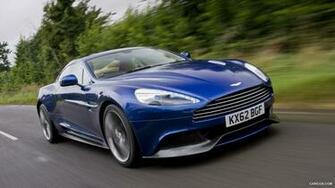Aston Martin Vanquish Blu HD Wallpaper Background Image