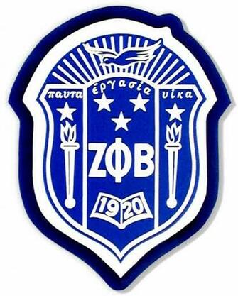 Auto Zeta Phi Beta Crest