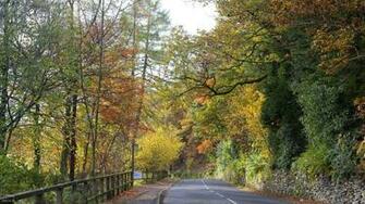 Autumn Country Road Desktop Wallpaper Iskin Co Uk