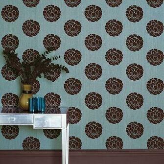 Teal And Brown Wallpaper