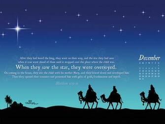 Dec Wise Men Desktop Calendar Monthly Calendars Wallpaper