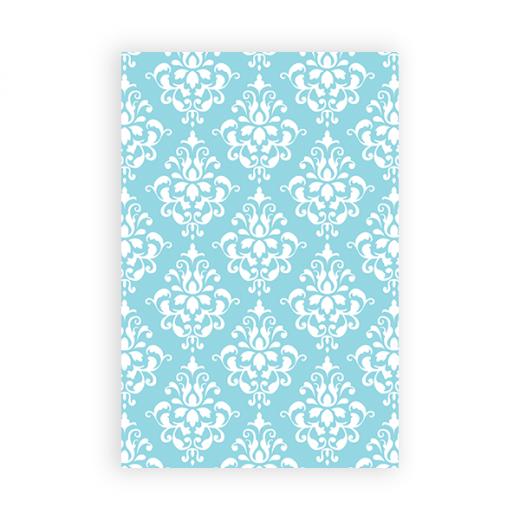 Tiffany Blue Damask Wallpaper