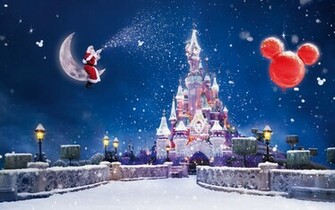 Desktop Wallpaper Of Beautiful Christmas Castle