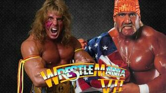The Ultimate Warrior Hulk Hogan Wrestlemania HD Wallpaper