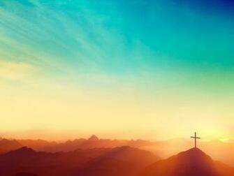 Risen Easter Sunday Church Worship Background