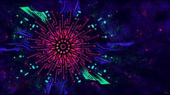 Beautiful Black Light Colorful Wallpaper High