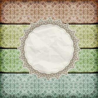 Eps File Lace With Vintage Vector Background Name
