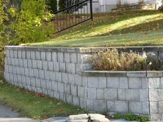 Beautiful Cinder Block Retaining Wall Home Design Ideas