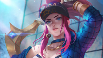 K Da Akali Lol Wallpaper iPhone Phone 4k 1491e