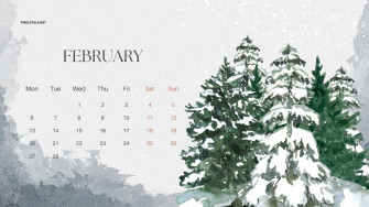 February Calendar Background For Desktop Net