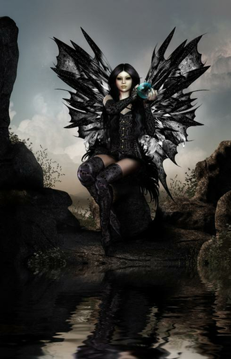 Dark Fairy HD Wallpaper