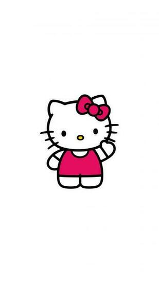 Hello Kitty Art Cute Logo Minimal iPhone Plus