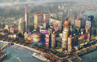 Wallpaper The City World Yacht Art Game Casino Simcity