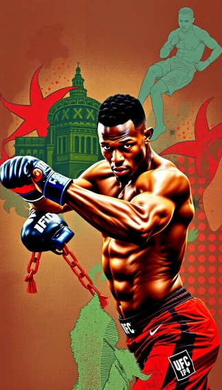 Israel Adesanya Phone Wallpaper