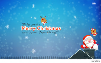 Merry Christmas Jingle Bells Wallpaper HD
