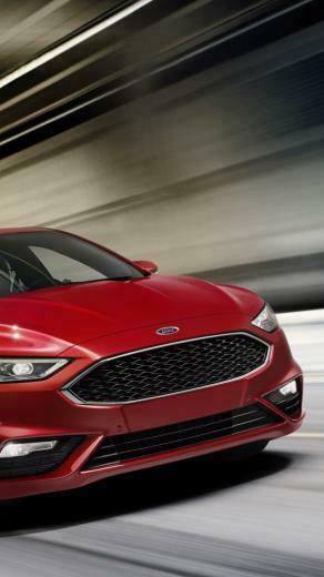Wallpaper Ford Fusion V6 Sport Sedan Red Cars Bikes