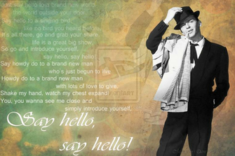 Frank Sinatra Wallpaper Hello By Danibluestar