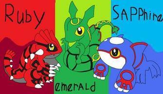 Groudon Vs Kyogre And Rayquaza