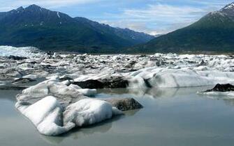 Knik Glacier Alaska Wallpaper