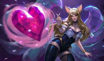 K Da Ahri Lol Wallpaper