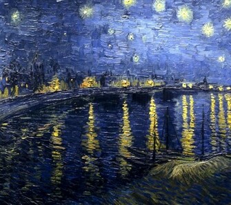 Starry Night Over The Rhone Wallpaper People HD Hi