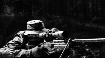 Grayscale Sniper Soldier Un29bkhq6d9ybsfu Wallpaper
